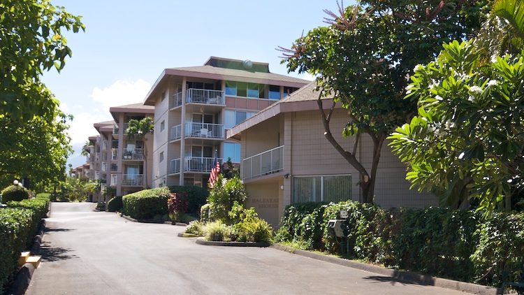 An outside shot of Haleakala Shores