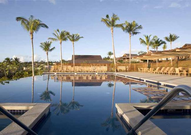 Impressive pools with a fitness facility and BBQ pavilion