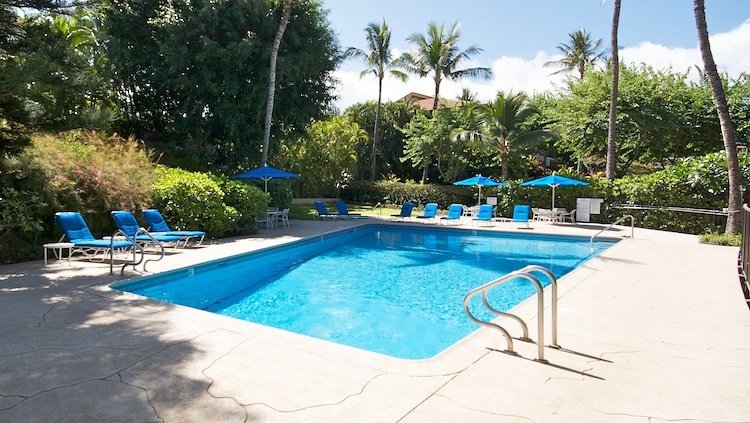 One of 2 pools and tennis courts are available to residents and rental guests