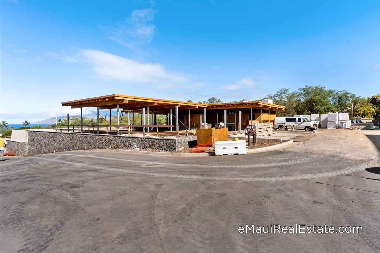 Construction progress of the community pool at La'i Loa as of October 2023