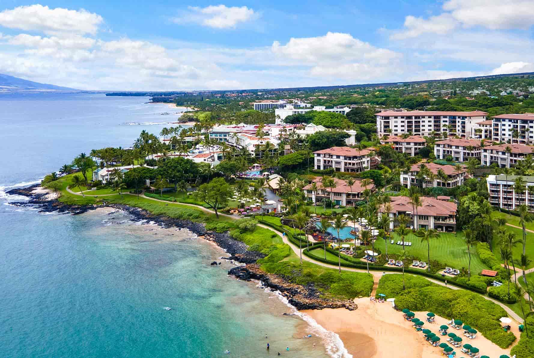 Wailea Beach Villas has a prime beachfront location