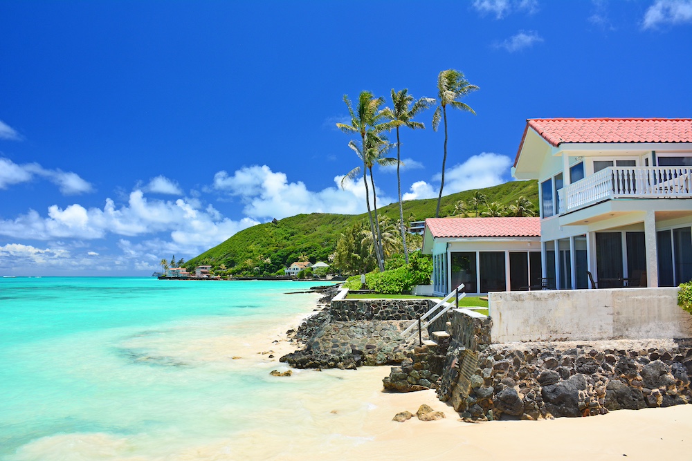 view of home on the coast