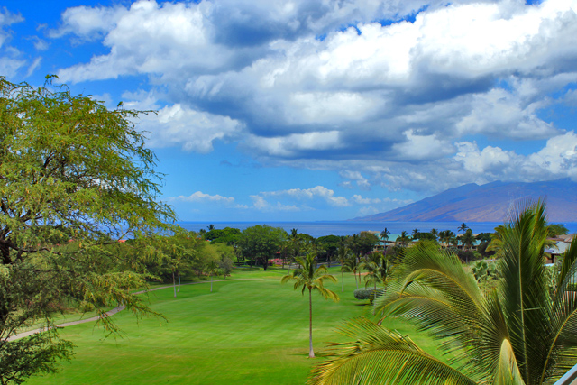 View from a home for sale in Wailea Golf Vistas